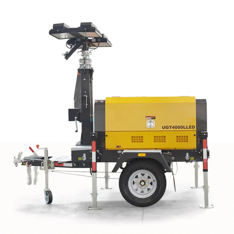 UGT-4000PLED Customized Portable Light Tower With Diesel Generator